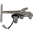 Rear, Driver Side Window Regulator, Power, With 2-Prong Connector