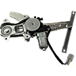 Rear, Driver Side Window Regulator, Power, With 2-Prong Connector