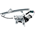 Rear, Passenger Side Window Regulator, Power, with Motor