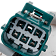 Rear, Driver Side Window Regulator, Power, with Motor