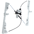 Front, Passenger Side Window Regulator, Power, with Motor