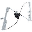 Front, Passenger Side Window Regulator, Power, with Motor