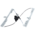 Front, Passenger Side Window Regulator, Power, with Motor