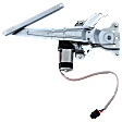 Rear, Driver Side Window Regulator, Power, 6 Cyl., 3.5L Engine