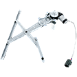 Rear, Passenger Side Power Window Regulator, With Motor