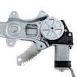 Rear, Passenger Side Power Window Regulator, With Motor