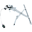 Rear, Driver Side Power Window Regulator, With Motor