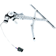 Rear, Driver Side Power Window Regulator, With Motor