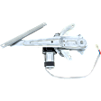 Rear, Driver Side Power Window Regulator, With Motor