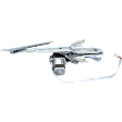 Rear, Driver Side Power Window Regulator, With Motor
