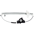 Rear, Driver Side Power Window Regulator, Without Motor