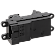 Front Or Rear, Driver Side Window Switch Black 4 Buttons