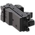 Front Or Rear, Driver Side Window Switch Black 4 Buttons