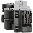 Front Or Rear, Driver Side Window Switch Black 4 Buttons