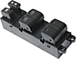 Front, Driver Side Window Switch, Black, 6-Button, 6 Cyl., 3.5L Engine