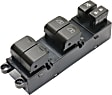 Front, Driver Side Window Switch, Black, 6-Button, 6 Cyl., 3.5L Engine