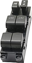 Front, Driver Side Window Switch, Black, 6-Button, 6 Cyl., 3.5L Engine