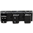 Front, Driver Side Window Switch, Black, 6-Button, 6 Cyl., 3.5L Engine