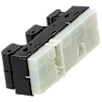 Front, Driver Side Window Switch, Black, 6-Button, 6 Cyl., 3.5L Engine