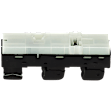 Front, Driver Side Window Switch, Black, 6-Button, 6 Cyl., 3.5L Engine