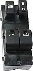 Front, Driver Side Window Switch, Black, Gas, Coupe
