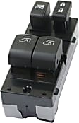 Front, Driver Side Window Switch, Black, Gas, Coupe
