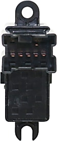 Rear, Driver or Passenger Side Window Switch, Black