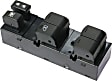 Front, Driver Side Window Switch, Black, AWD, 4 Cyl., 2.5L Engine