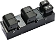 Front, Driver Side Window Switch, Black, AWD, 4 Cyl., 2.5L Engine