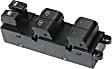 Front, Driver Side Window Switch, Black, 6 Cyl., 3.5L Engine