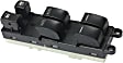 Front, Driver Side Window Switch, Black, With Driver and Passenger Auto Down