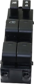 Front, Driver Side Window Switch, Black