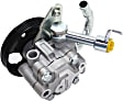 Power Steering Pump, 6 Cyl., 3.5L Engine, with Bracket and Oil Pipe