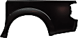 Rear, Passenger Side Quarter Panel, Steel, Primed