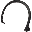 Rear, Passenger Side Fender Trim, Textured Black