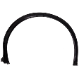 Rear, Passenger Side Fender Trim, Textured Black