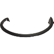 Rear, Driver Side Fender Trim, Textured Black