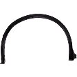 Rear, Driver Side Fender Trim, Textured Black