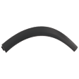Rear, Driver Side Fender Trim, Textured Black