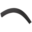 Rear, Driver Side Fender Trim, Textured Black