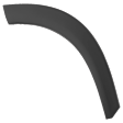 Rear, Passenger Side Fender Trim, Textured Black