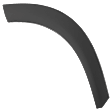 Rear, Passenger Side Fender Trim, Textured Black, CAPA Certified