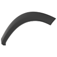 Rear, Driver Side Fender Trim, Textured Black