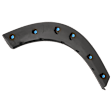 Rear, Driver Side Fender Trim, Textured Black