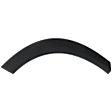 2023 Nissan Rogue S - Rear, Passenger Side Fender Trim, Mounted on Body, USA Built Vehicle, Textured Black