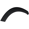 2023 Nissan Rogue S - Rear, Passenger Side Fender Trim, Mounted on Body, USA Built Vehicle, Textured Black