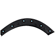 2023 Nissan Rogue S - Rear, Passenger Side Fender Trim, Mounted on Body, USA Built Vehicle, Textured Black