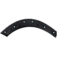 Rear, Driver Side Fender Trim, Textured Black