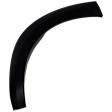 Rear, Passenger Side, Front Section Fender Trim, Textured Black