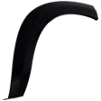 Rear, Passenger Side, Front Section Fender Trim, Textured Black